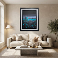 Surreal Night Landscape / Wanderlust Art|UV frame