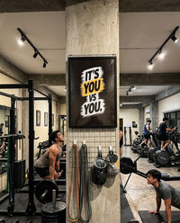You vs You — Framed Motivational Wall Art | 8×12
