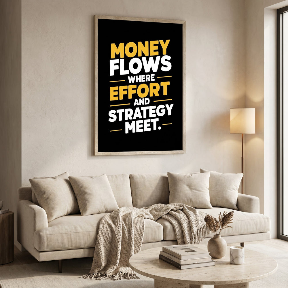 Where Hustle Meets Vision, Wealth Follows  8×12