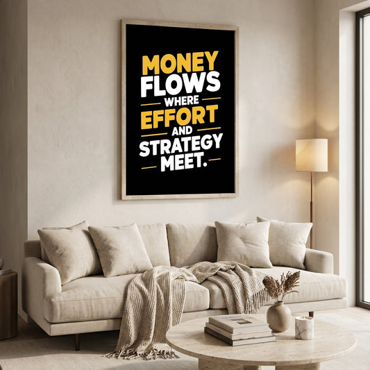 Where Hustle Meets Vision, Wealth Follows  8×12