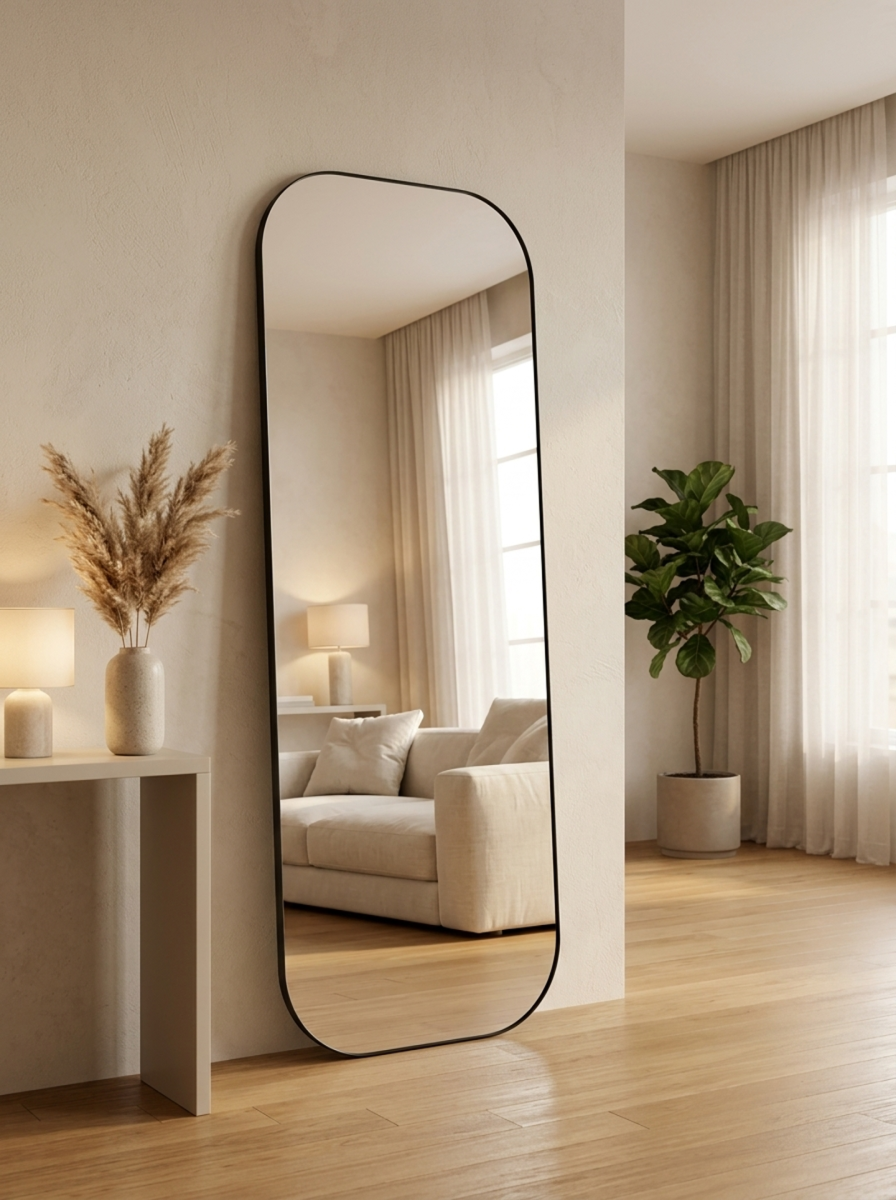 Forma Full-Length Standing Mirror — Rounded Rectangle